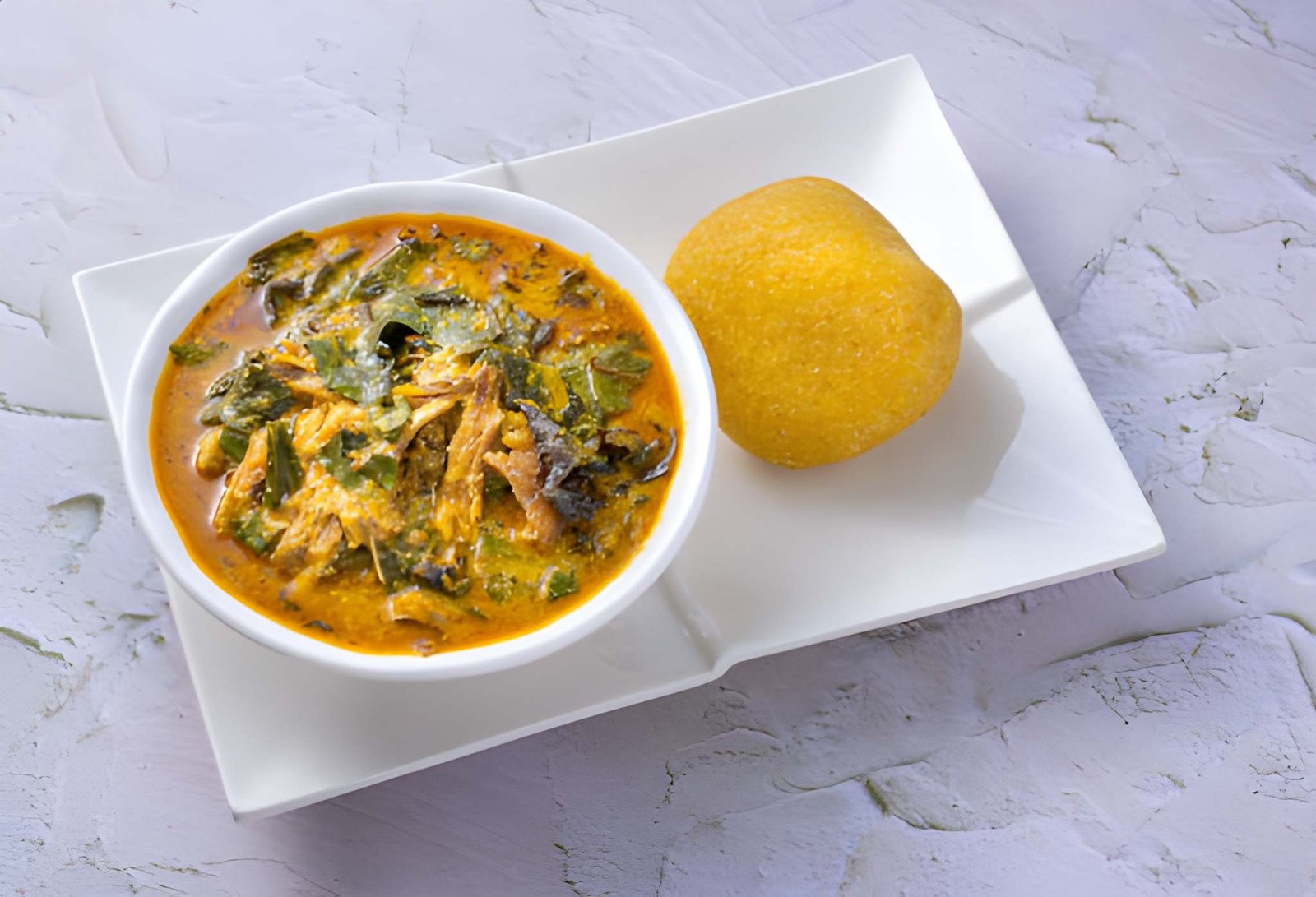 Eba and Oha soup